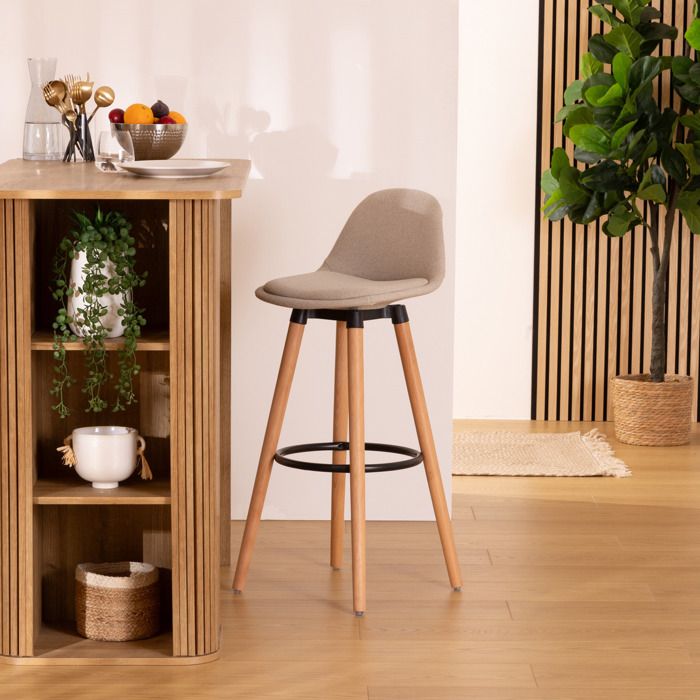 ATMOSPHERA CREATEUR D'INTERIEUR - Sedia in velluto grigio ardesia