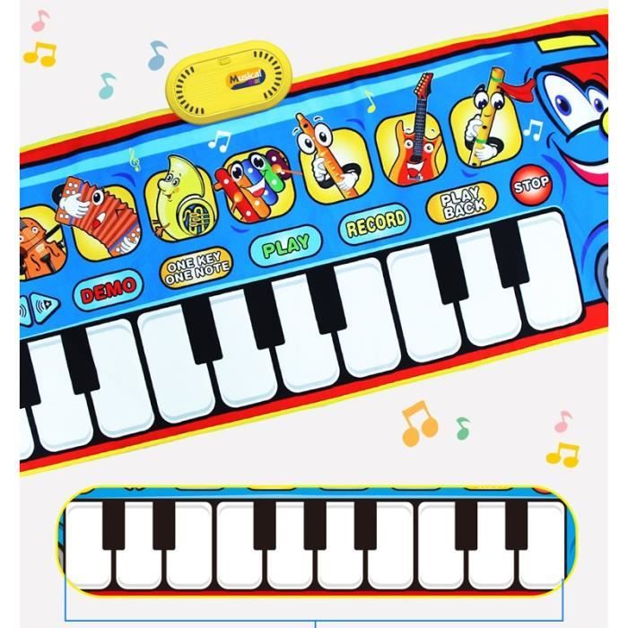 Jouet de Piano pour Bébé 6 Mois avec 7 Aires de Jeux, Cadeau Jouet Musical Bébé  pour 6 9 12 Mois Naissance Fille Garçons - Cdiscount Jeux - Jouets