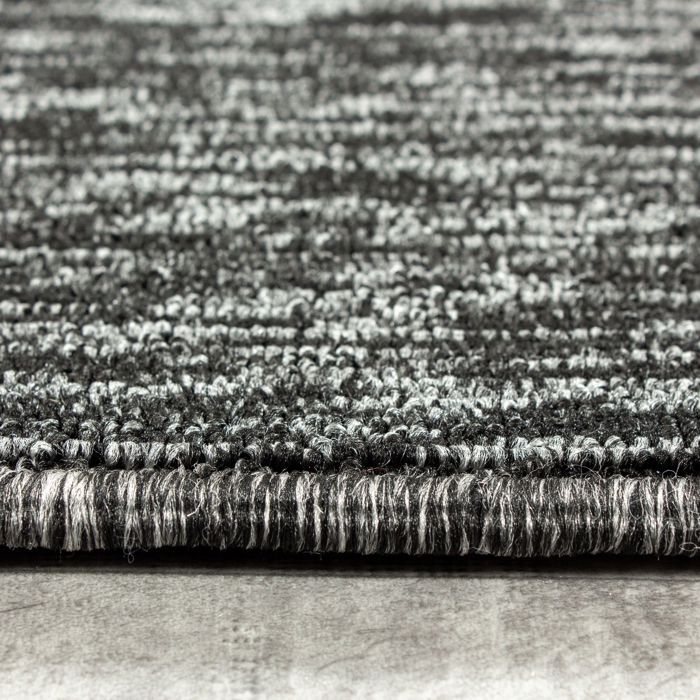 Carpetsale24 Tapis Salon Moderne Gris 160x230 Cm - Tapis Poils Courts Carrés Design 3D