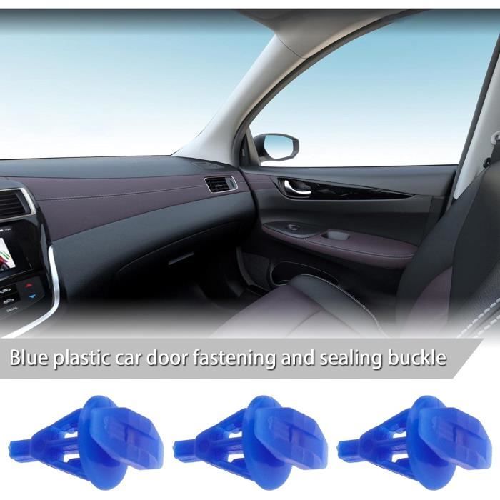 100 Clips De Fixation Voiture Universels - 6 Tailles, Plastique Noir, Pour Pare-chocs, Portes, Ailes, Réparation Carrosserie