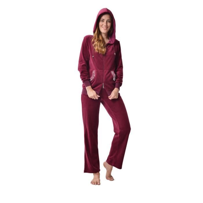 RAIKOU Survetement Femme Velours,Tenue d'intérieur en Velours Femme,Pyjama  Velours Doux à Manches Longues avec Fermeture éclair et Poches,Casual de  Jogging Ensemble(36-38,Bleu Nuit) : : Mode