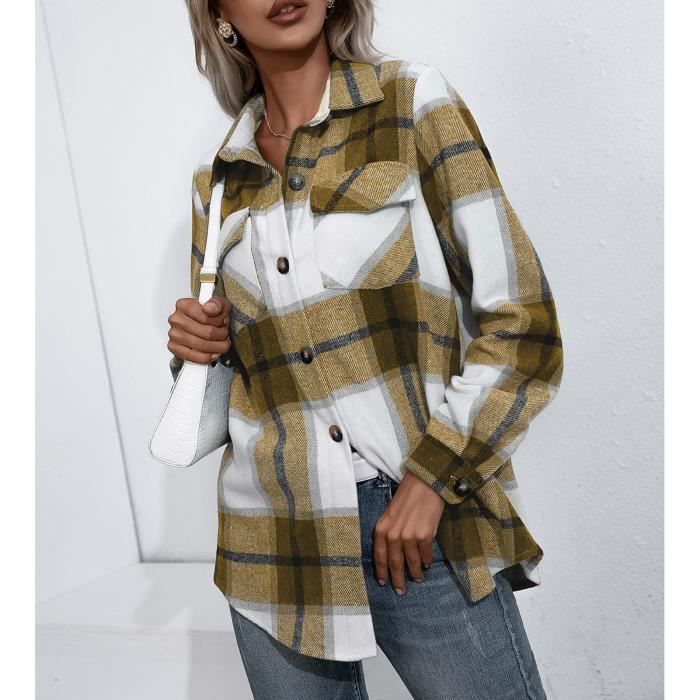 Veste plaid on sale carreaux