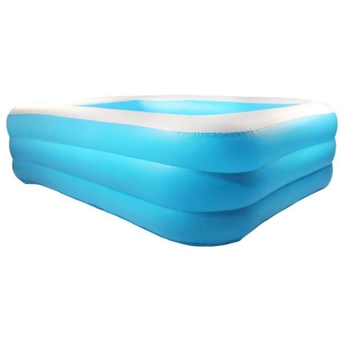 HGYJ Pataugeoire Rectangulaire Gonflable – Bleue, 110x88x33 Cm, PVC épaissi, Pour Enfants Et Adultes, Intérieur/extérieur HGYJ Pataugeoire Rectangulaire Gonflable – Bleue, 110x88x33 Cm, PVC épaissi, Pour Enfants Et Adultes, Intérieur/extérieur