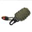 SHOP-STORY Grenade De Survie Kit 21 Pièces Avec Mousqueton - Vert - Outil De Survie Compact