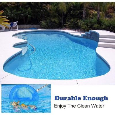 Épuisette Piscine Avec Manche Télescopique 220 Cm - Filet Maille Extra Fine + Kit Nettoyage Complet