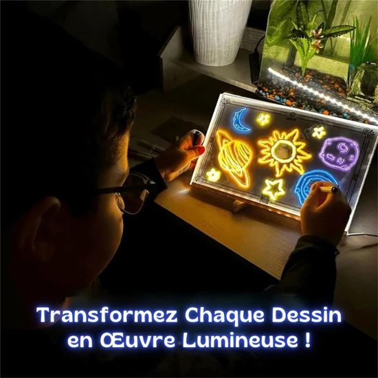 Tablette Lumineuse Wondiko pour Dessin Enfants LED, Tablette lumineuse Tablette Lumineuse Wondiko pour Dessin Enfants LED, Tablette lumineuse