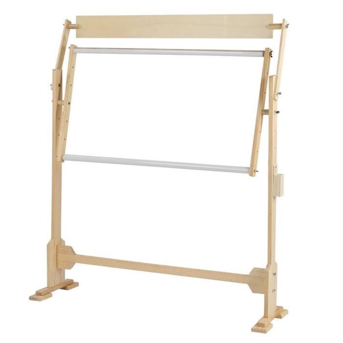 Support à Broder En Bois 40x56cm - Réglable Et Pivotant 360° - Qualité Européenne