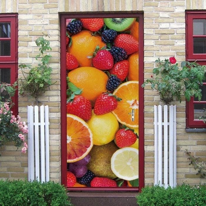 Papier Peint Photo 3D Fruitparadies – Motif Fruits, Amovible, Design Andrea Haase Zoe