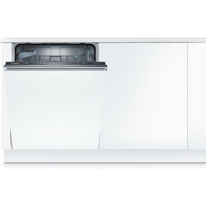 Lave-vaisselle encastrable BOSCH SMV50E60EU - 12 couverts - Moteur  induction - Largeur 60 cm - 48 dB - Noir - Cdiscount Electroménager