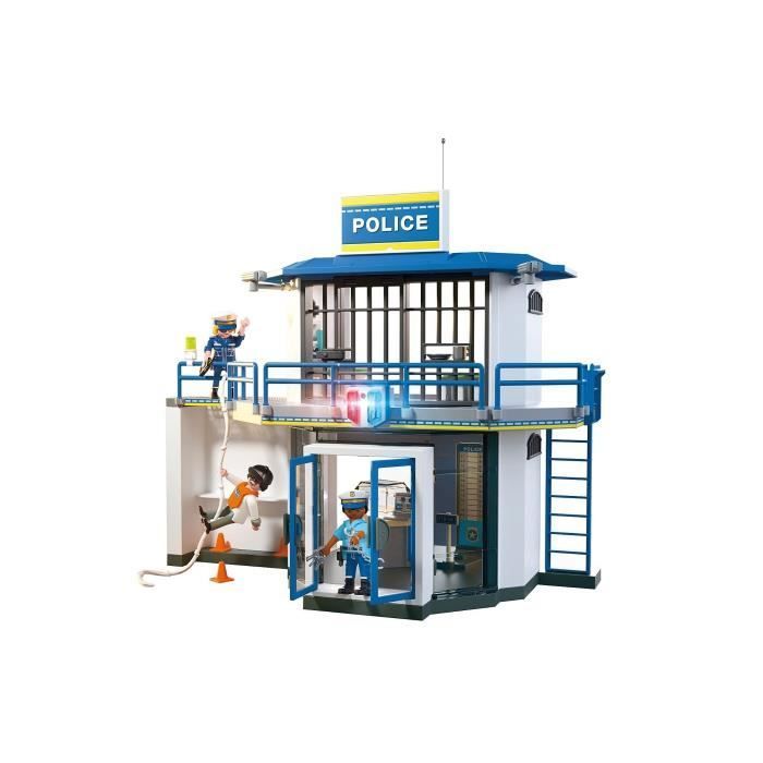 Fusil à Lunette Playmobil 39374 Gris Bleu Avec Lampe Torche - Occasion, Pour Figurines