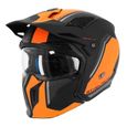 Casque moto cross simple ecran transformable avec mentonniere amovible MT Helmets Streetfighter Sv Twin C4 (Ece 22.06)-3