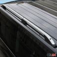 Barres de toit longitudinales pour Peugeot Partner Tepee 2008-2018 Alu Gris-3
