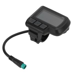 SUNGOOYUE Écran LED Puissance Vélo Électrique – Compteur Affichage 5P Étanche, Compatible Guidon 22,2 Mm, Plastique Robuste