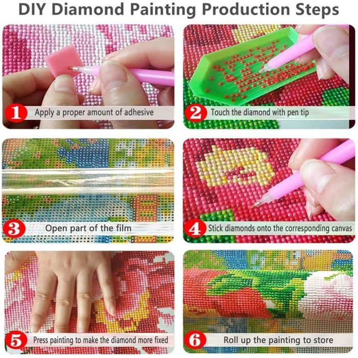 Kit Diamond Painting Papillon Attrape-Rêves - 90 X 45 Cm - 5D Strass à Coller - Art DIY Adulte - Cadre Non Inclus - 6