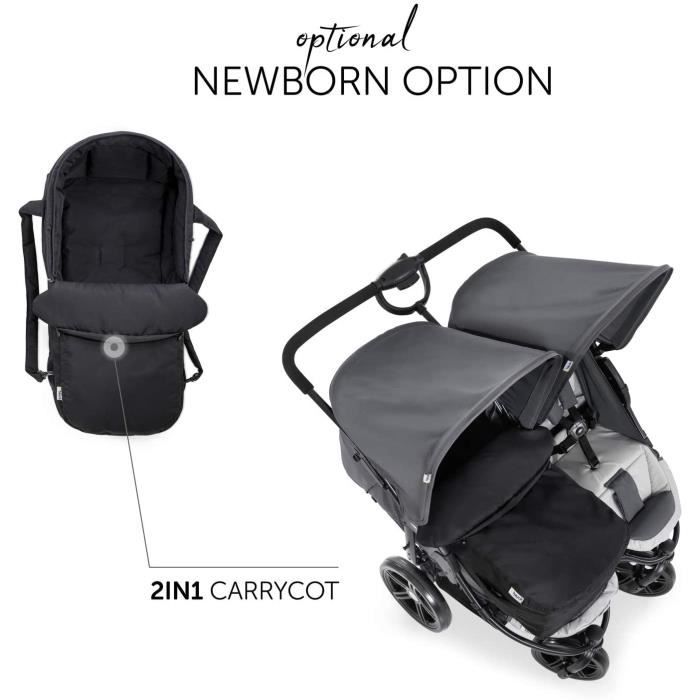 Poussette Double Roadster Duo SLX Deux Enfants Jumeaux Jusqu 36