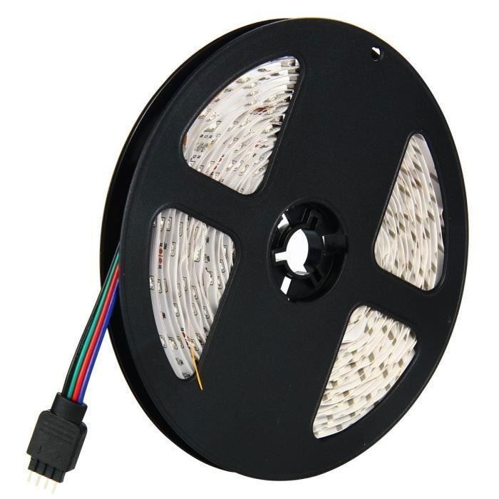 Ruban LED Rouge 5 Mètres 300 LED 3528 - Bande Lumineuse Pour Décoration Intérieure Ou Extérieure