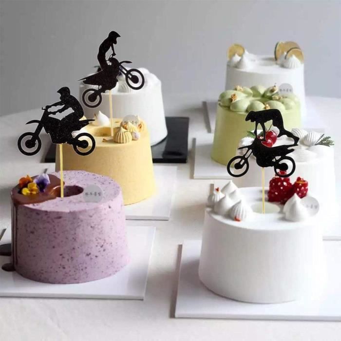 Décoration Gâteau Anniversaire Thème Construction - 15 Pièces Toppers Véhicules Chantier - Pour Enfants Fille Garçon - 6