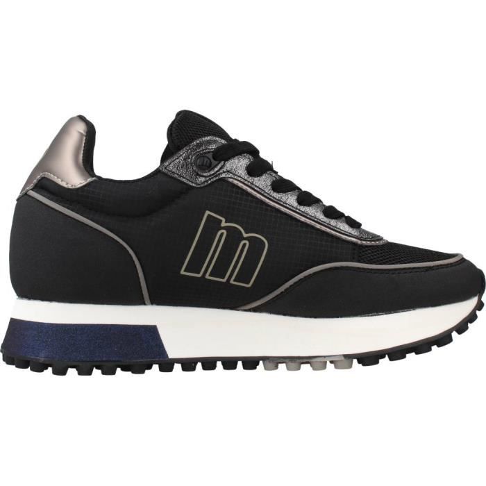 Basket MTNG 111353 Noir Femme Lacets Noir Cdiscount Chaussures