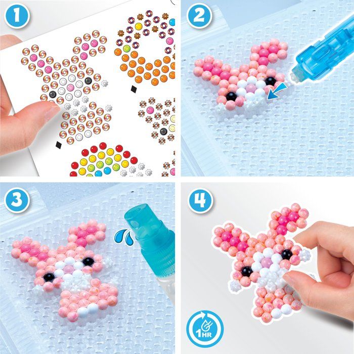 Kit Aquabeads Accessoires Féériques - Perles à Eau - Crée Bracelets, Bagues - Enfant 4+ - 31766