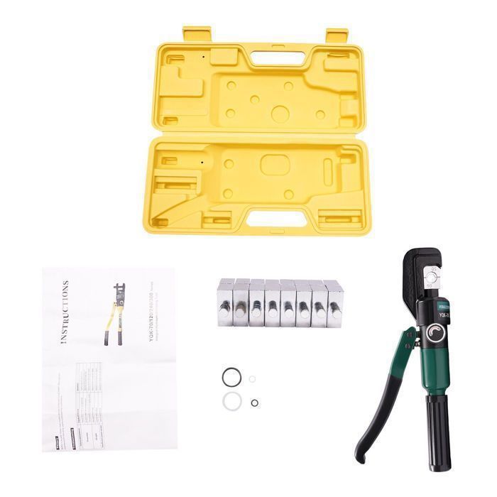 Pince à Sertir Hydraulique Pour Câbles 16-240 Mm² - Kit Professionnel