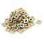 M5x8x3mm zingué Machine carrés écrous vis ton laiton 50Pcs