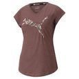T-shirt de Fitness - PUMA - Femme - Prune-0