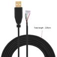 USB Remplacement de Câble Souris  pour Razer Naga 2014 Ligne 14 HB066-0