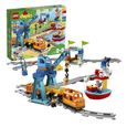 LEGO® 10875 DUPLO Le Train De Marchandises avec Son et Lumière - Jeu de Construction pour Enfant 2-5 Ans-0