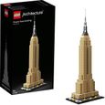 LEGO- L'Empire State Building Architecture Gratte Ciel Historique de New York Jeux de Construction, 21046, Multicolore 21046-0