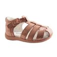 Chaussure montante Kneip Salomé pour bébé fille Kickers - Cuir velours rose - Tout cuir intérieur-0