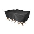 Housse de table de jardin - INNOV AXE - 240 x 130 x 60 cm - Polyester - Noir-0