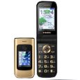 Téléphone portable SOYES K21 + 4G à clapet avec écran 4,0 pouces, lampe de poche et double SIM - Blanc-0