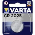 Pile bouton lithium 3V CR2025 - VARTA - 6025101401-0