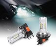 2Pcs Voiture Véhicule 80W LED Phare Kit H15 HID Lampe Blanc YES27-0