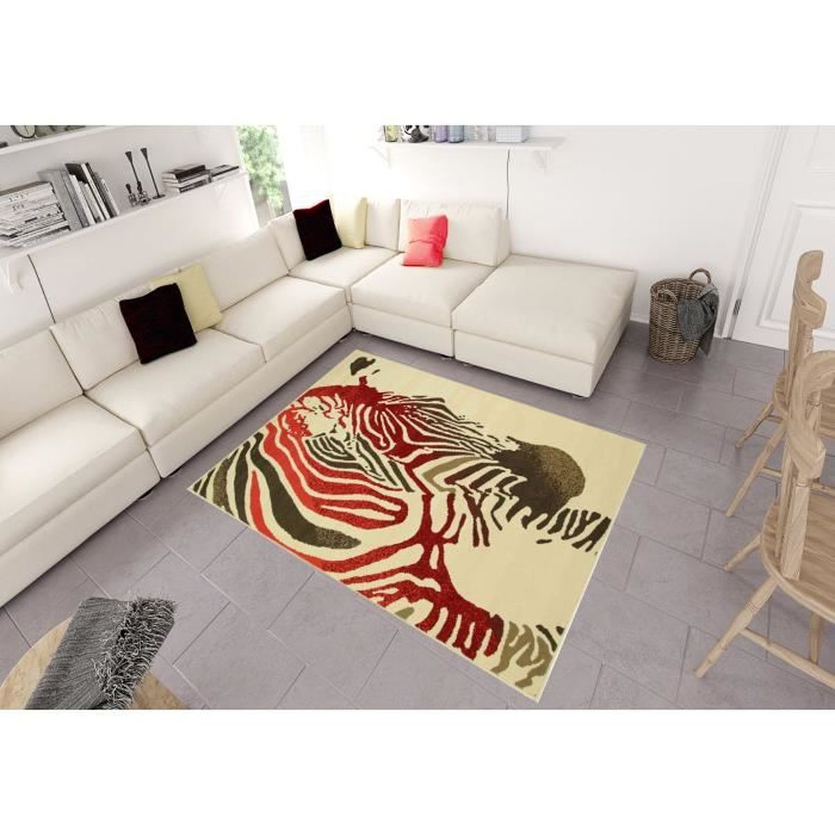 Tapis Zebre Rose Achat Vente Pas Cher