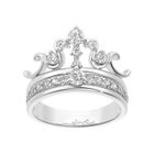 Bague couronne SC Crystal ornée de cristaux de Bohème