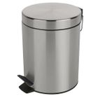 Spirella Poubelle à pédale Métal SYDNEY 3L Brossé