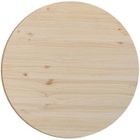 JARDINDECO Plateau rond en pin 75 cm Épaisseur 1,6 cm