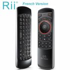 BRAND Rii Mini clavier i25, télécommande sans fil, 2.4 ghz, AZERTY, français, pour boîtier Smart TV Android, IPTV, HTPC