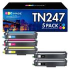 TN247 TN243 Cartouche de Toner GPC IMAGE 5 Pack Compatibles pour Brother TN247/TN243 pour HL-L3210CW HL-L3270CDW HL-L3230CDW