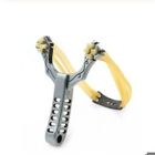 ALBAN LAFONT Fronde Lance Pierre 4 Elastiques en ALU Ultra Puissance Slingshot Chasse Camping
