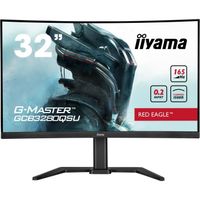 Ecran PC Gamer - IIYAMA - G-Master Red Eagle - GCB3280QSU-B1 - 31,5" WQHD - 0,4ms - 165Hz - HDMI / DisplayPort - FreeSync premium