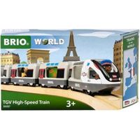 Train TGV INOUI SNCF - BRIO - Circuit en bois - dès 3 ans - 36087