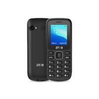 Téléphone Portable SPC Talk - écran 1,8", Batterie 800 mAh, Radio FM, Dual SIM, Lampe de Poche et caméra - Noir