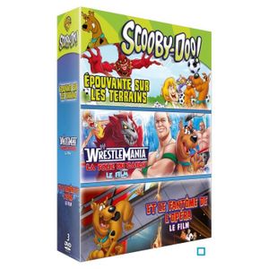 DVD DESSIN ANIMÉ DVD pack Scooby-doo! : Le fantôme de l'opéra + La folie du catch + Épouvante sur les terrains