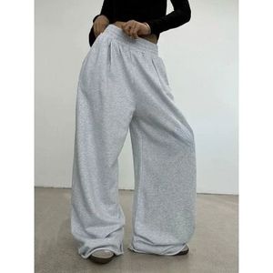 PANTALON Deeptown-Pantalon de survêtement baggy gris pour f