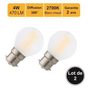 Ampoules LED B22, 100W-200W Équivalent Ampoule LED à Baïonnette, Blanc  Froid 6000K, Super Bright Standard Culot B22 Globe [521] - Cdiscount Maison