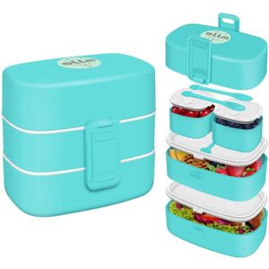 boîte à sandwich pour l/'école // le travail // les pique-niques passe au lave-vaisselle boîte à sandwich pour adulte//enfant étanche Boîte à déjeuner avec compartiments de division