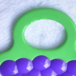 Red Lyguy Lot de 5 Perles de Dentition en Silicone pour b/éb/é avec n/œud