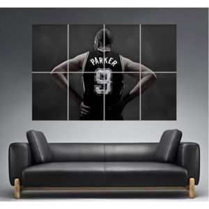 AFFICHE - POSTER Tony Parker Number 9 Basket Ball All NBA Wall Art 